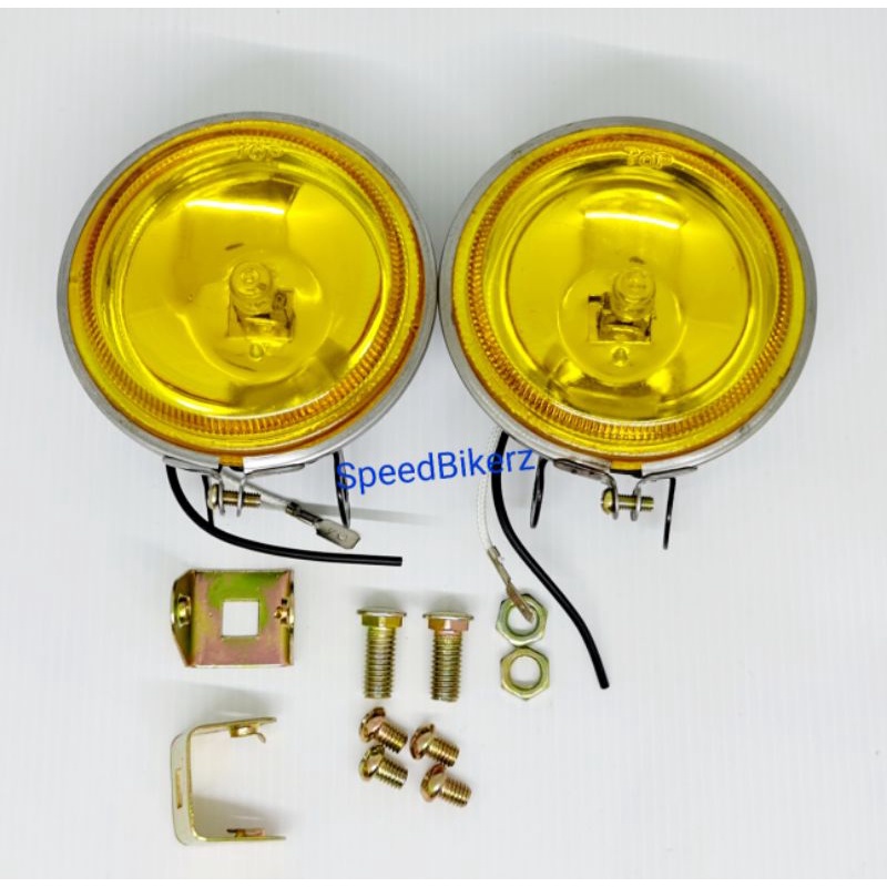 Lampu Tembak Bulat / Lampu Tembak Kabut Bulat / Lampu Sorot Bulat / Foglamp Bulat Universal Motor