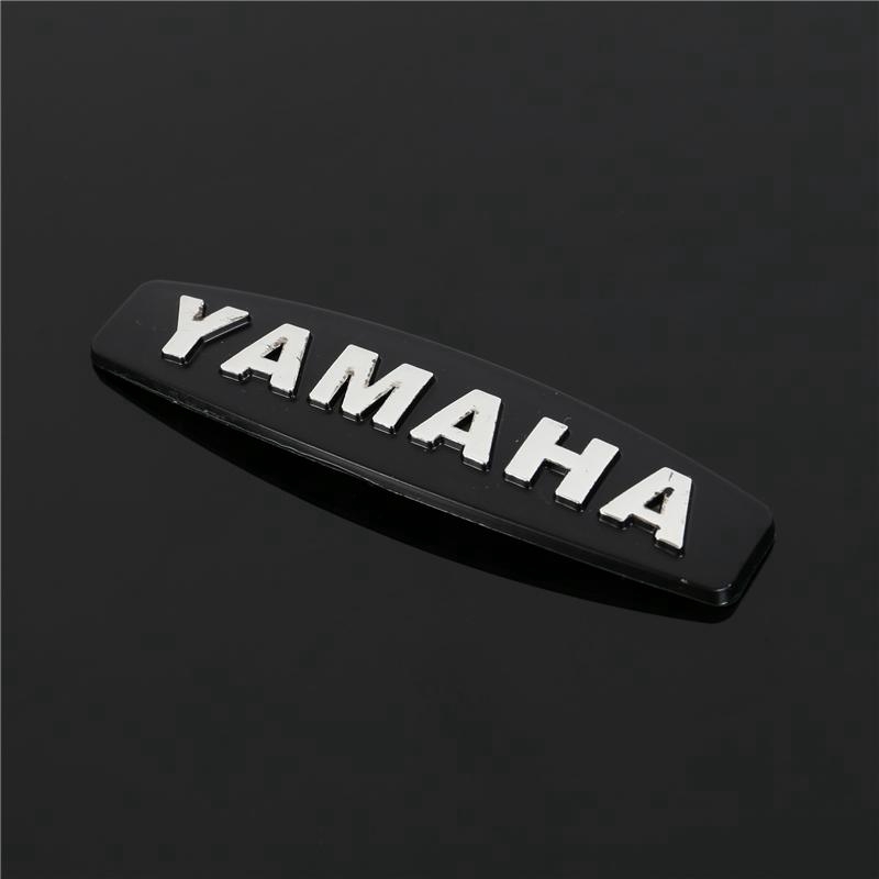 2 PCS ABS Motorcycle Emblem Badge Decal 3d Tank Wheel Sticker for Yamaha