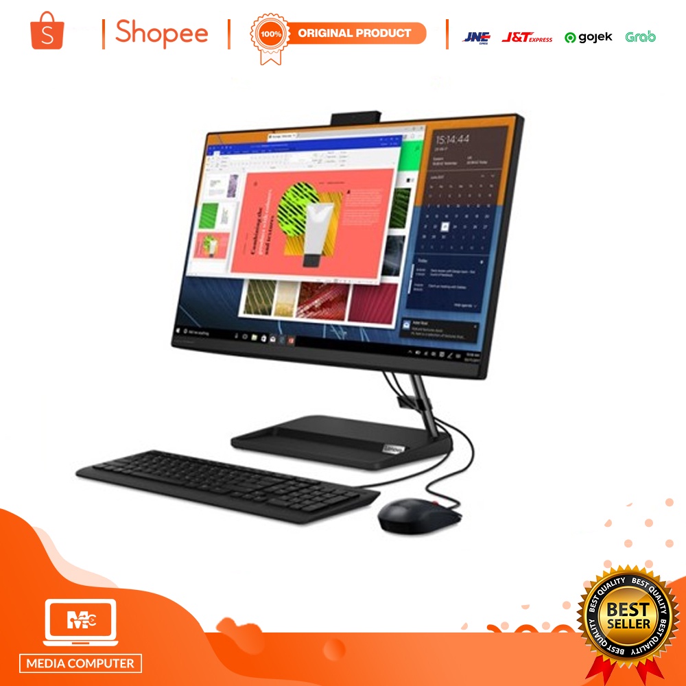 AIO LENOVO IdeaCentre 3 24ALC6 F0G100C2ID Ryzen 5 5500U 8GB 512GB W11