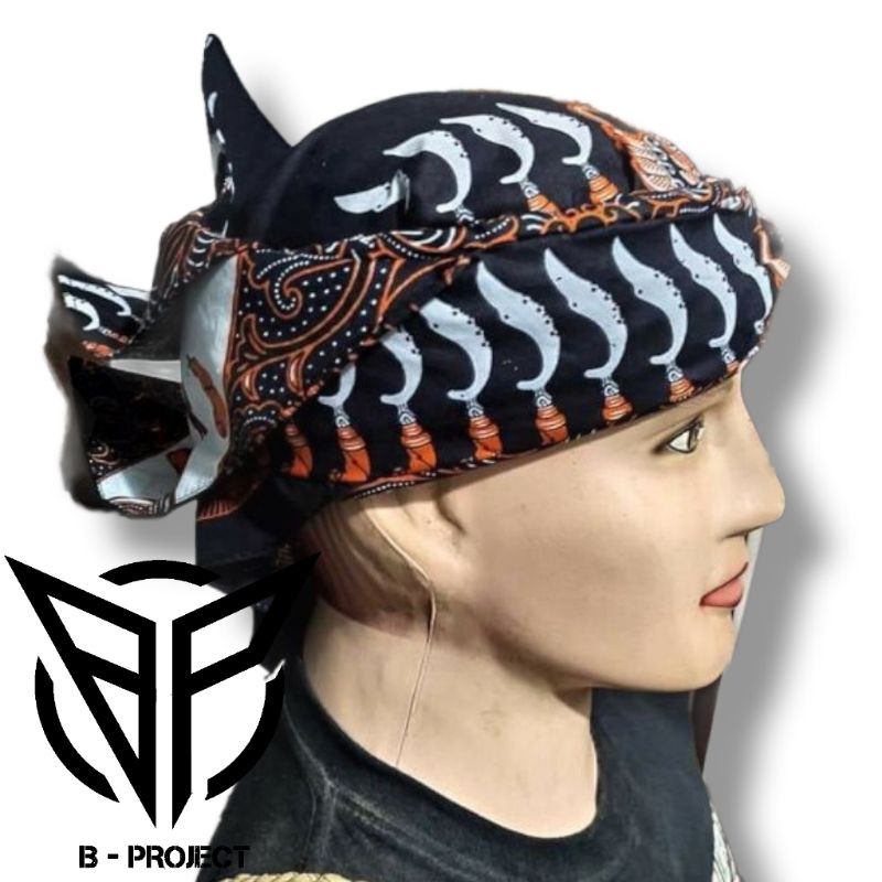 Iket Merak Ligar ( instan ) iket merak ngibing praktis - udeng sunda - iket sunda praktis - bendo - 