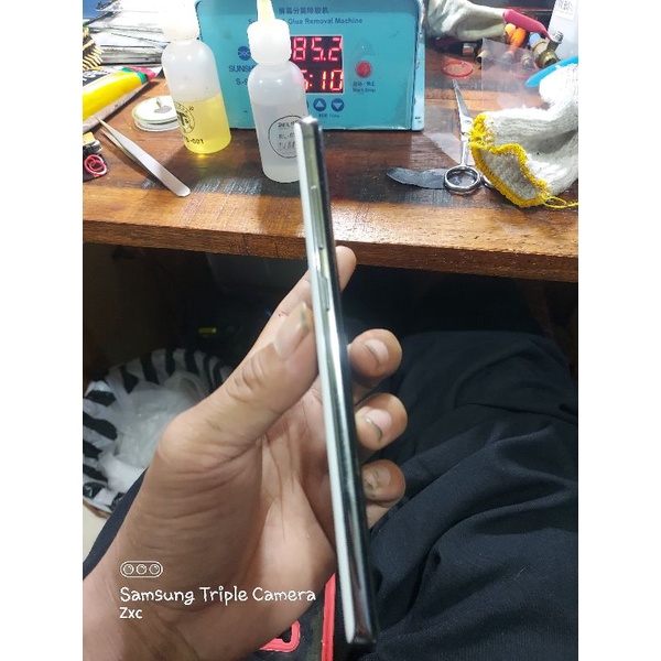 lcd samsung s10 plus greenscreen