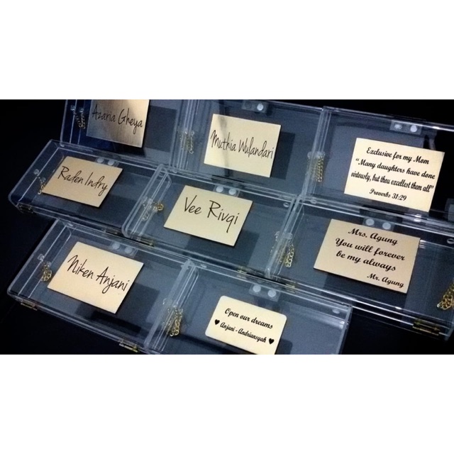 

Name tag / inisial name