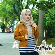 Jaket Jeans Wanita Coklat Jaket Denim Kunyit Milea Jaket Levis Wanita ORI PREMIUM