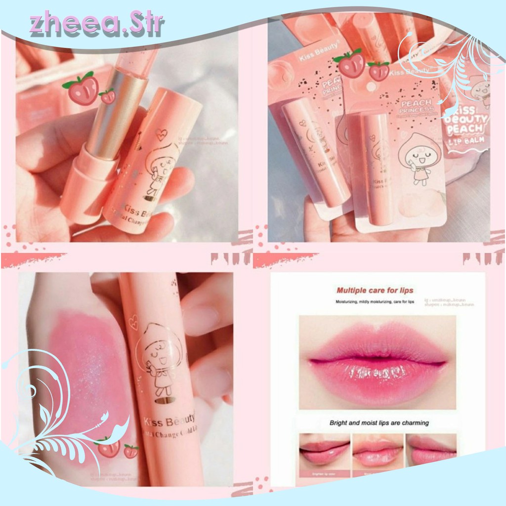 Lipstik Kiss Beauty Velvet Matte crystal change gold Pewarna Bibir Wanita Murah