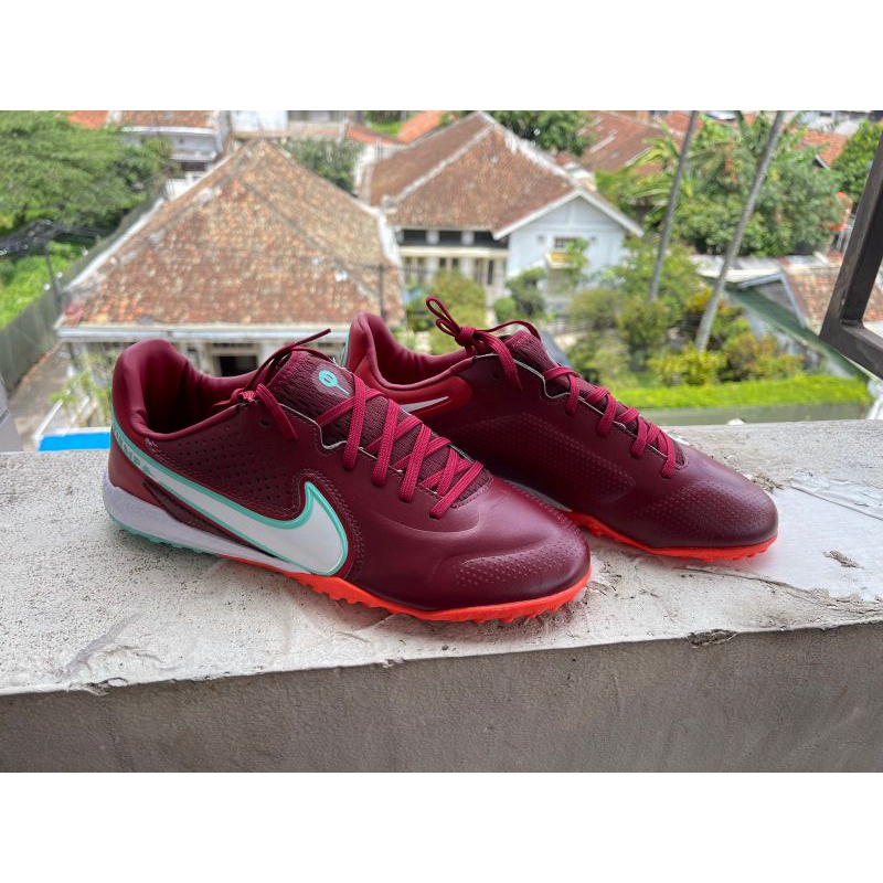 Sepatu Futsal Nike Tiempo Legend 9 Red White Blue Turf