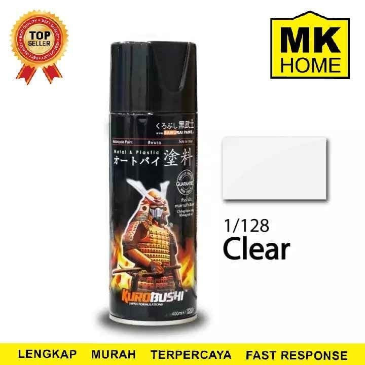 Samurai Spray Paint Cat Semprot Motor Clear 128 - Clear