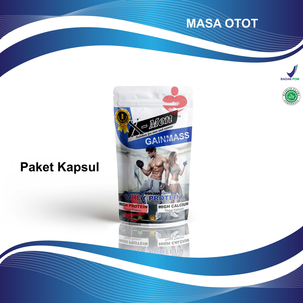 Jual Paket Kapsul Penambah Masa Otot Badan Men Gainmass SUPER WEIGHT ...