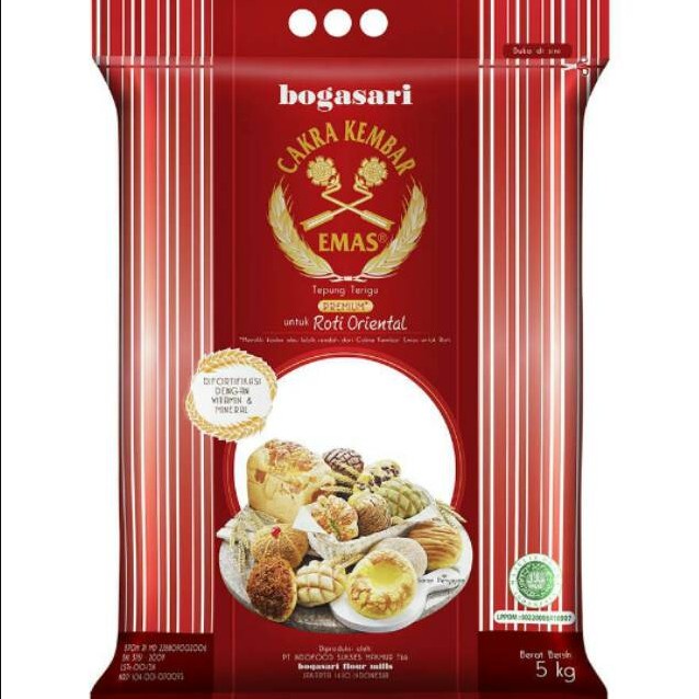 

TEPUNG CAKRA KEMBAR EMAS ORIENTAL - 5KG