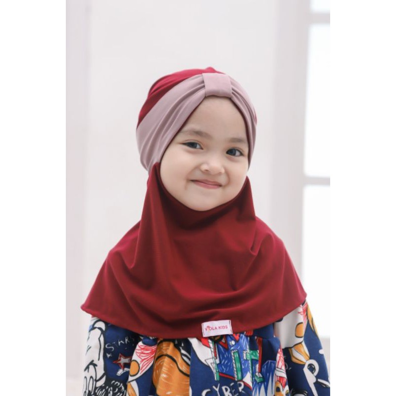 Jilbab Anak salma viola kerudung polos bayi