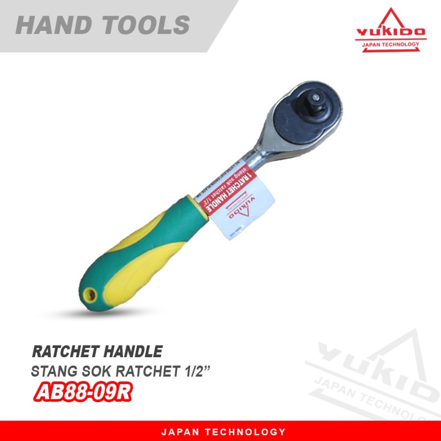 CHROME VANADIUM Gagang Ratchet Stang Kunci Sok Rachet 1/2 Inch x 25 cm Rachet Handle / Gagang karet 1/2&quot; x 10&quot;