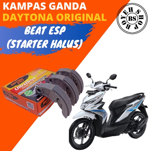Kampas Ganda Beat ESP Starter Halus K44 dan K81 Daytona Original 4633