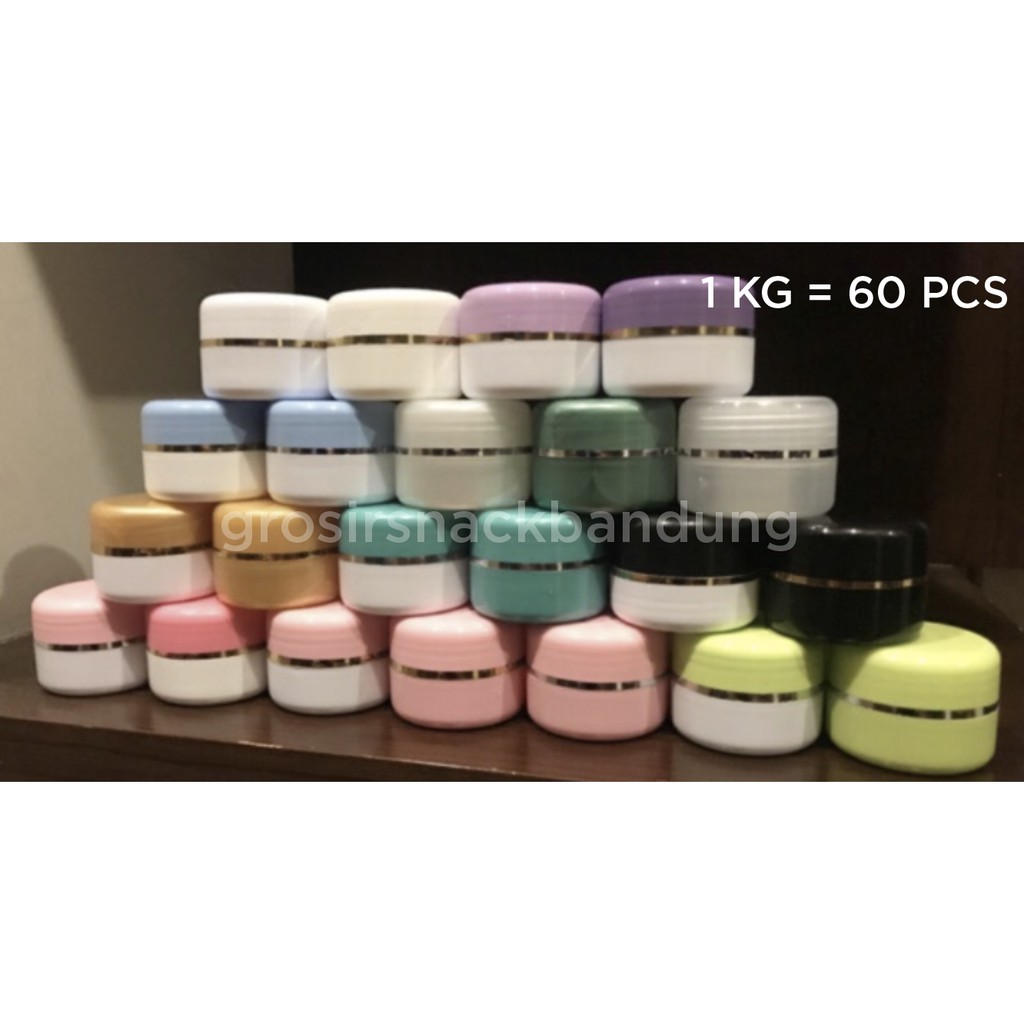 POT CREAM 12.5GR 12.5 GRAM 12,5GR 12,5 GRAM POT KRIM SALEP KEMASAN KOSMETIK BAHAN PP TERMURAH