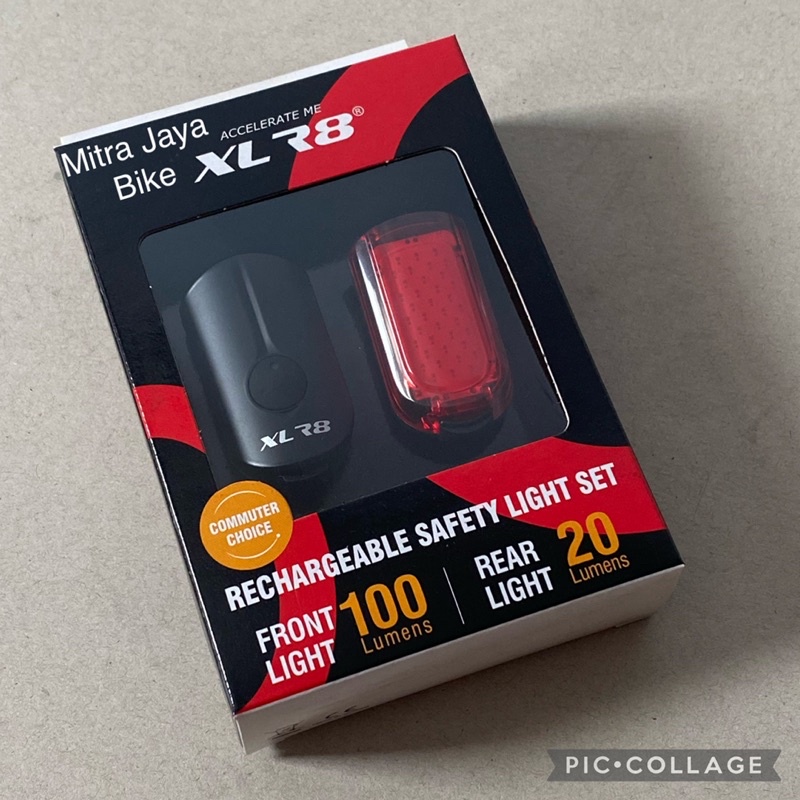 Lampu Sepeda XLR8 Depan Belakang Taiwan