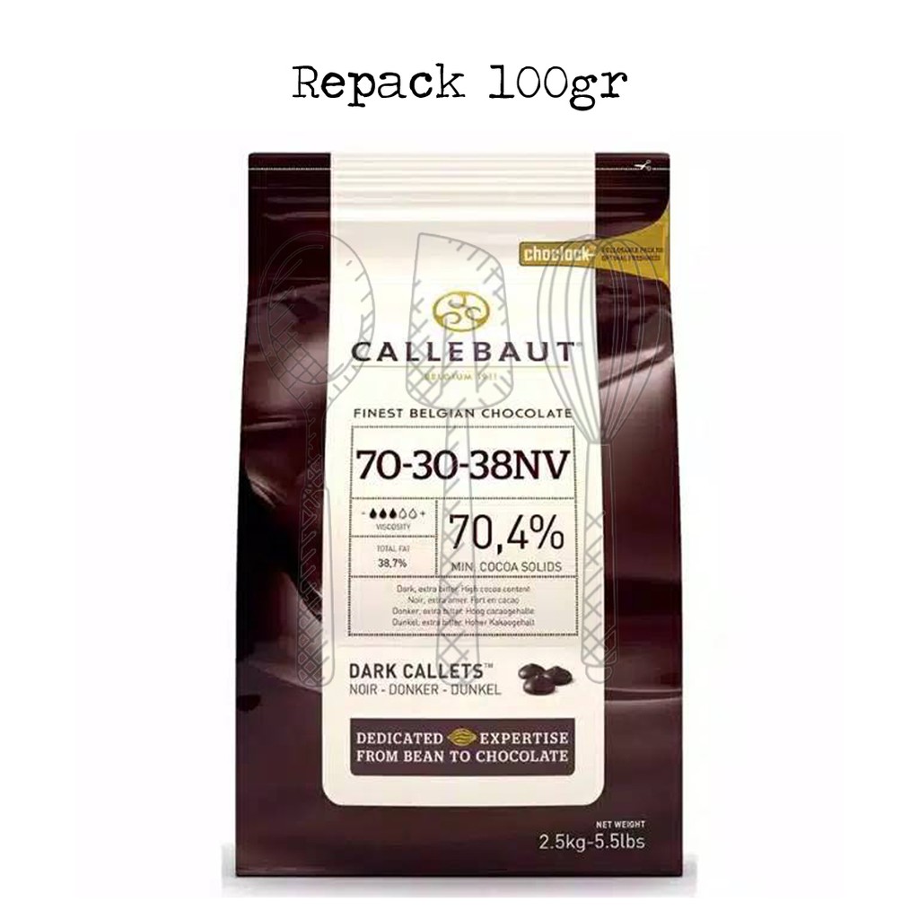 

Callebaut Dark Chocolate 70,4% repack 100gr