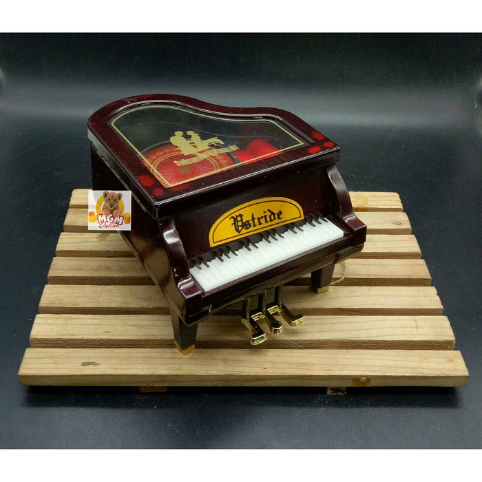 Kotak perhiasan Piano Astride / Kotak musik / Jewelry Music Box 9090