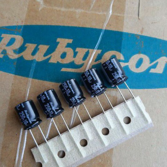 10UF250V ELKO RUBYCON JAPAN