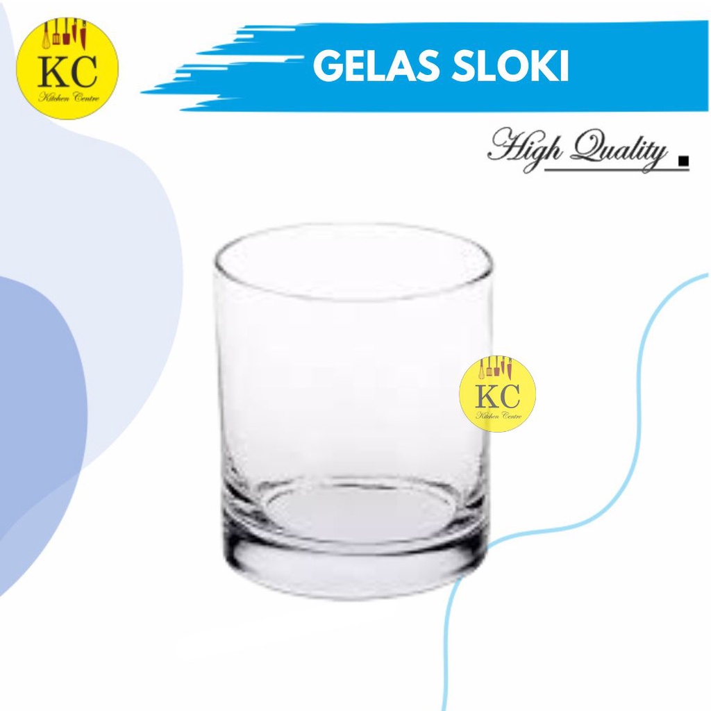 6 Pcs Gelas Sloki Gelas Kaca Kecil Gelas Lilin Gelas Welcome Drink