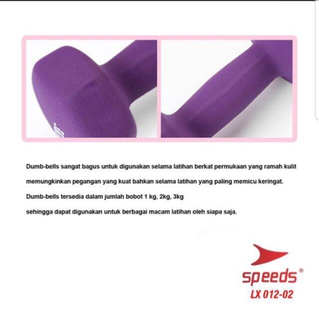Dumbell Neoprene speeds 2kg/pair - Barbel Neoprene speeds 2kg / pair -