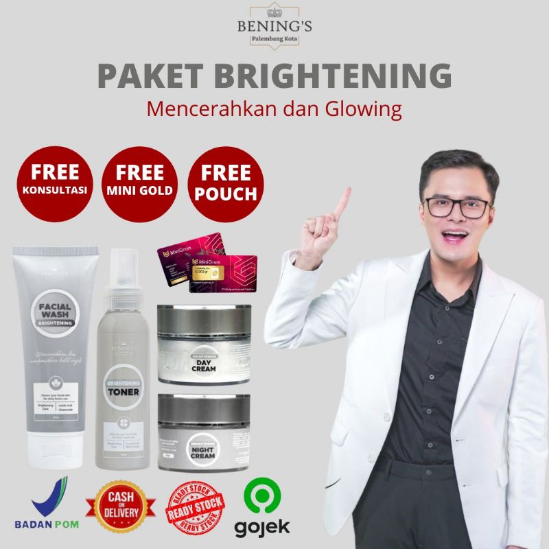 BENING'S SKINCARE DR OKY PRATAMA PAKET BRIGHTENING | BENINGS CLINIC | BENING'S SKINCARE