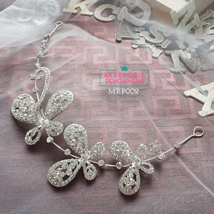 [PRODUK TERLARIS] TIARA HIJAB HEADPIECE WEDDING AKSESORIS RAMBUT PREMIUM MRP002