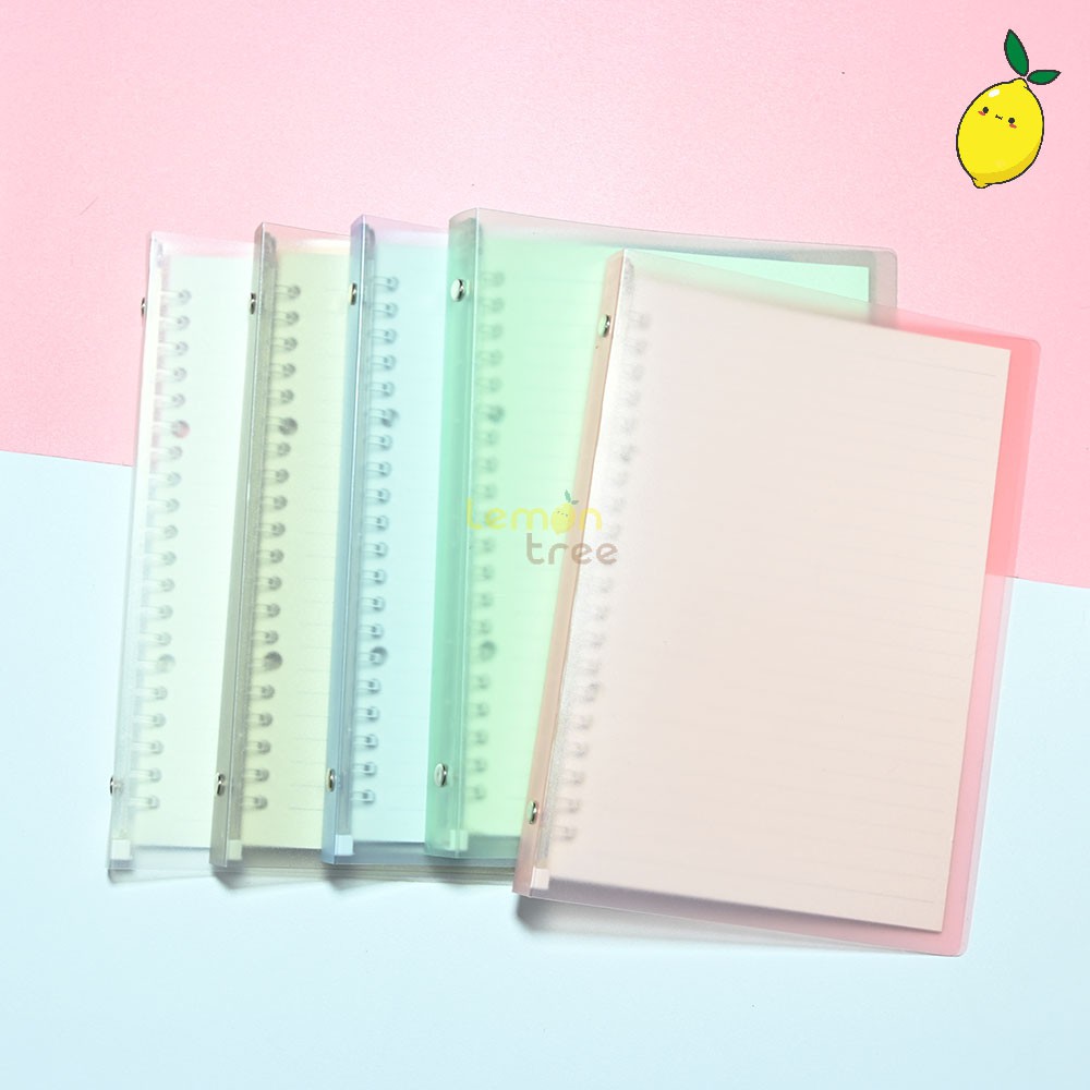 

Binder Transparan A5 Claire Plain Color Slim File Binder
