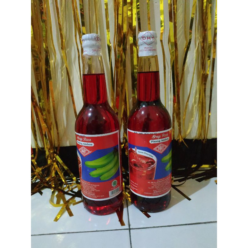 

Sirup DHT pisang ambon (Siroep tempoe doeloe ASLI MAKASSAR) 620 ml