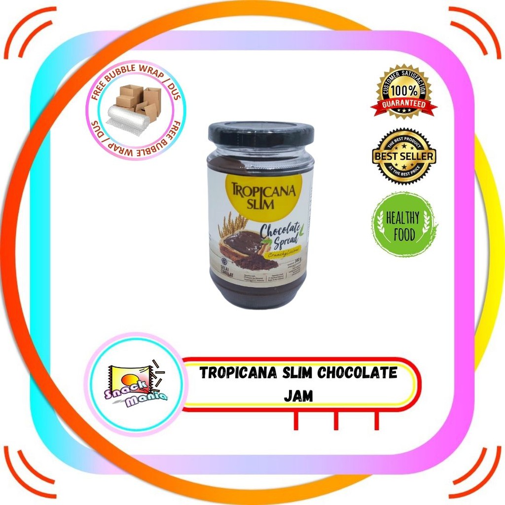 

Tropicana Slim Chocolate Spread Selai Coklat Cokelat Sugar Free ~ 300 g