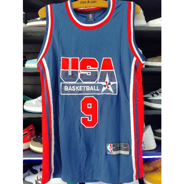 Jersey NBA USA Jordan 9 kualitas premium