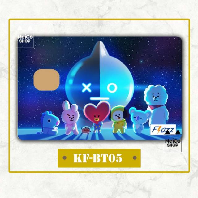 

Sticker Kartu Meico BT21 - Flazz & E-money