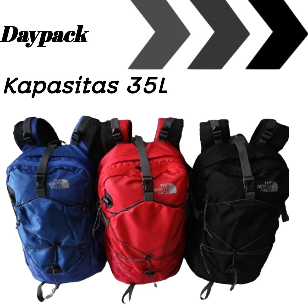Daypack tnf 35L, tas ransel tnf 35L