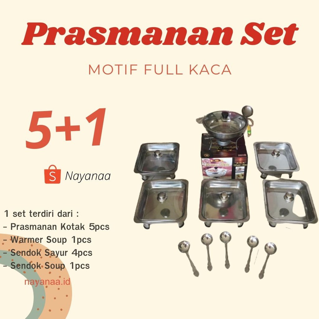 SALE 8.8 !!! PRASMANAN SET - PRASMANAN STAINLESS