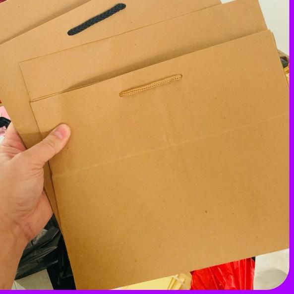 

paper bag polos BOX NASI KOTAK Bento 26x26x22 /Harga 1 X LUSIN 12 pcs - TaLi HiTAM