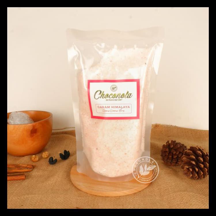 

Himalayan Pink Salt 1Kg (Garam Himalaya 1 Kg) Choconola Bermutu