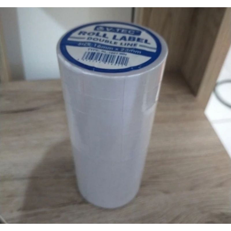 

V-TEC Reffil Label tembak/Roll Label 2 Line / slop