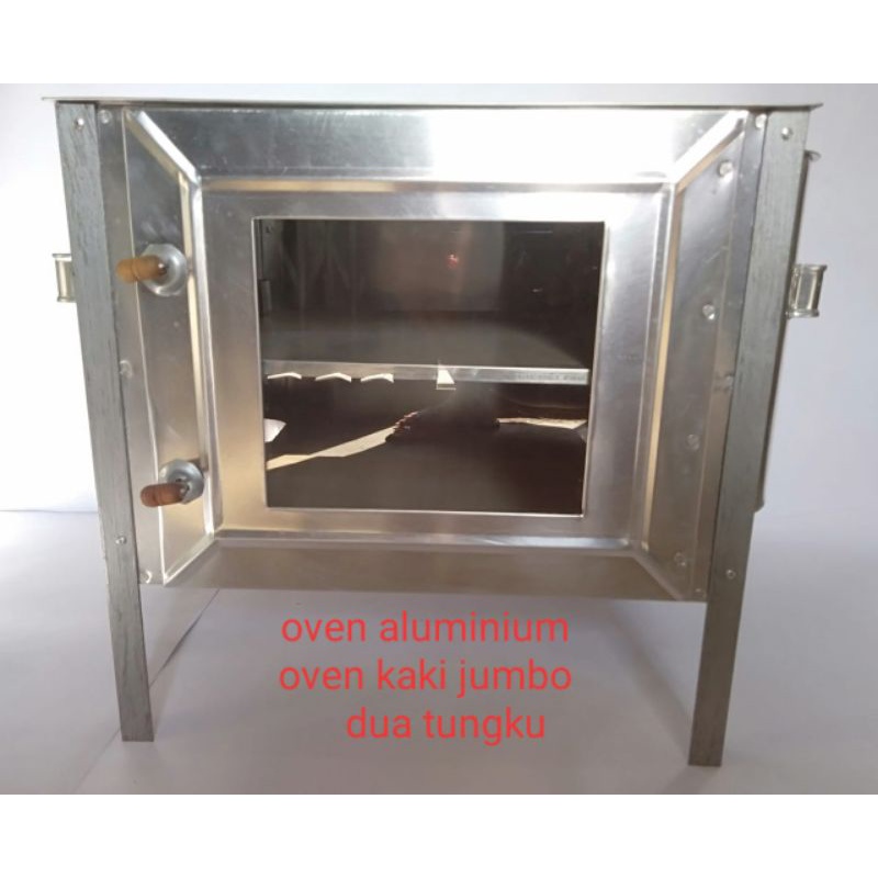 oven alumunium /oven kaki jumbo/ 2 tungku