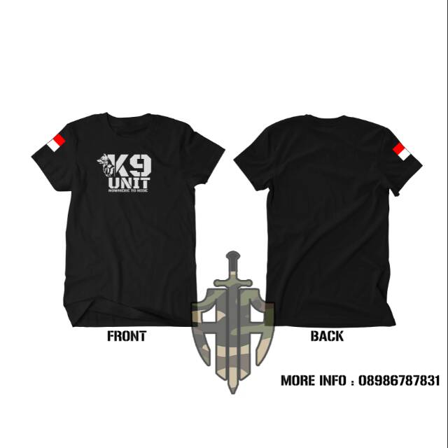 Kaos Baju K9Unit - Armor Atribut