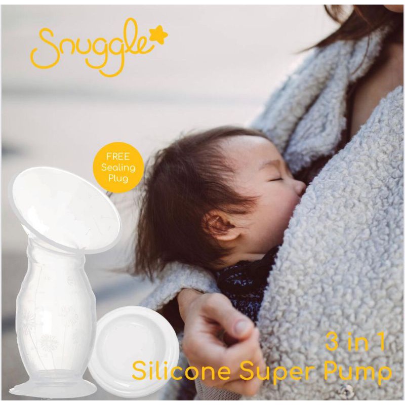 SNUGGLE Silicone Breast Pump CROWN Silikon BreastPump