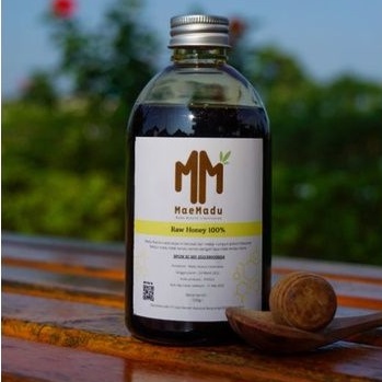 

MaeMadu 330 gram Madu Hitam Asli Murni 100% Raw honey
