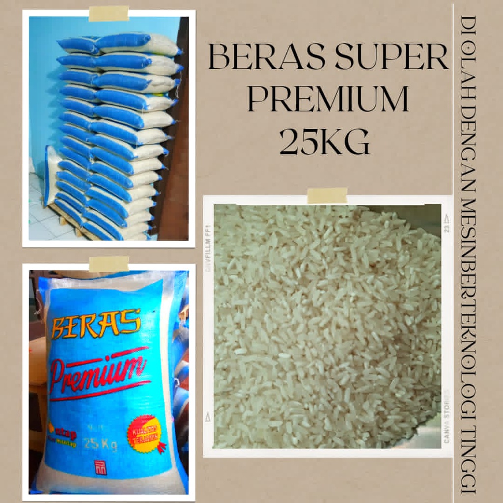 

BERAS PREMIUM SUPER HARGA DISTRIBUTOR 25KG