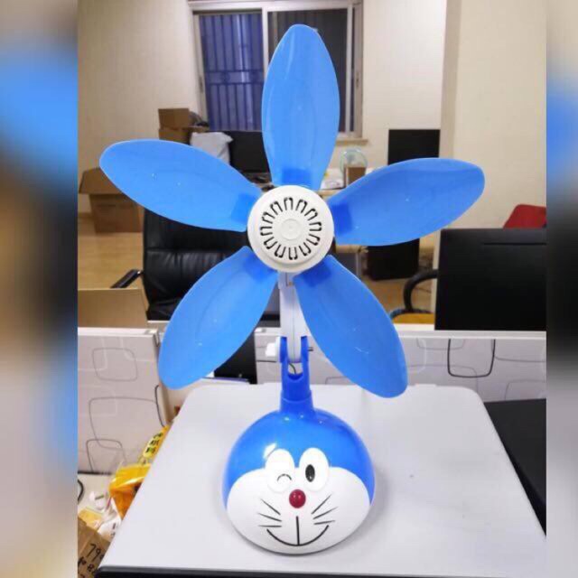 KIPAS ANGIN JEPIT 36W / 37W 5 baling KARAKTER DORAEMON KIPAS DINDING 3 IN 1 KYZUKU kipas Kumbang