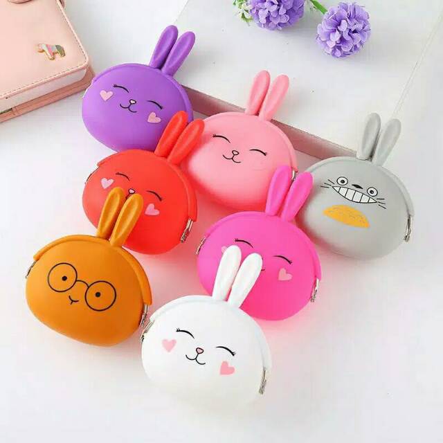 Dompet koin import karakter rabbit