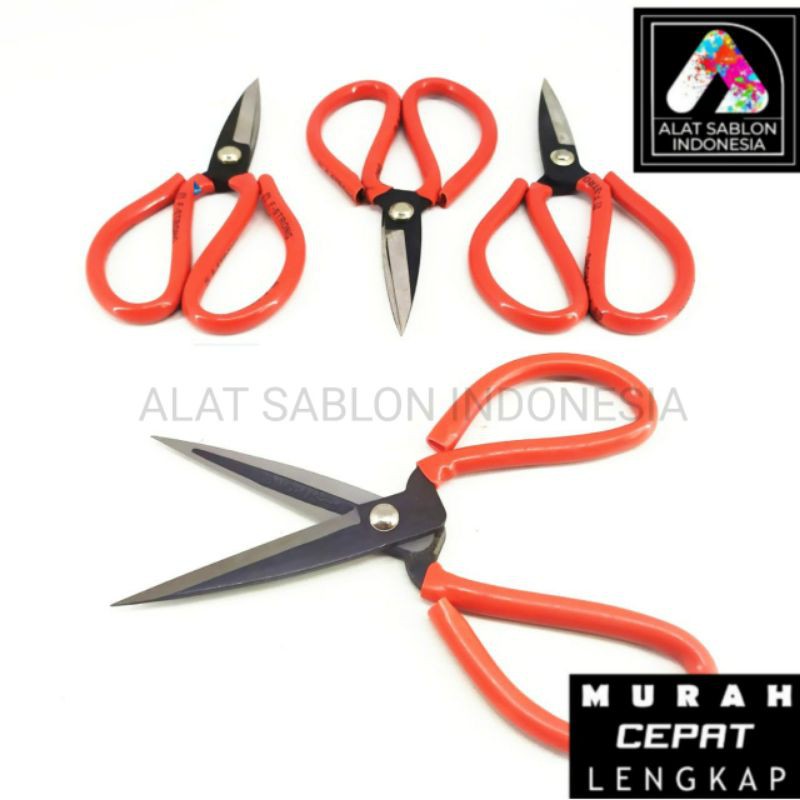 

GUNTING KODOK 21.8CM GUNTING POTONG BAHAN KAIN GUNTING SERBAGUNA