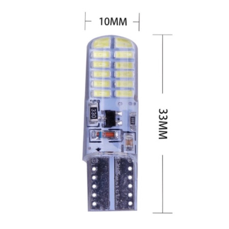 T10 24 LED 12V - 24V KEDIP STROBO UNIVERSAL UNTUK SEN SEIN SENJA LED HIGH QUALITY MOBIL MOTOR