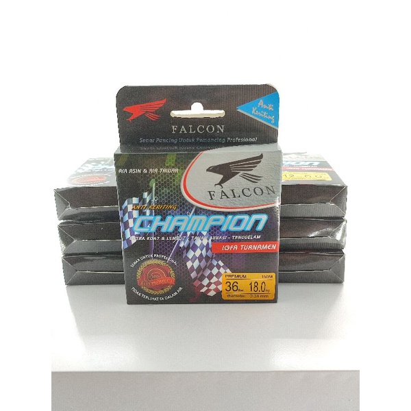 Senar/Benang Pancing Merk FALCON CHAMPION Premium 150m
