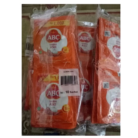 SAOS SAMBAL ABC SACHET / 1 PACK ISI 10 PCS / 18GRAM