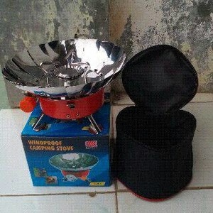 KOMPOR KEMPING TAHAN ANGIN / KOMPOR MINI KEMBANG K203