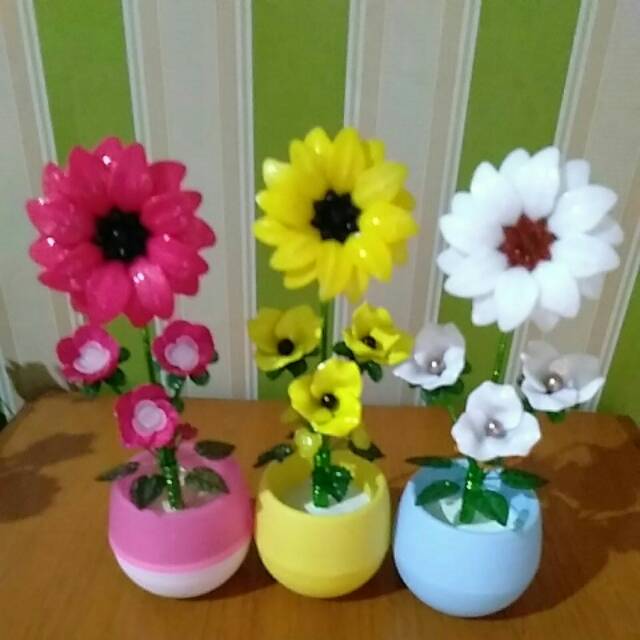 Bunga hias akrilik bunga matahari
