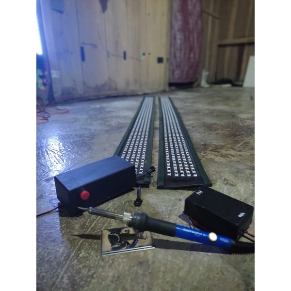 strobo running texs 5 baris 24v / 12v + modul