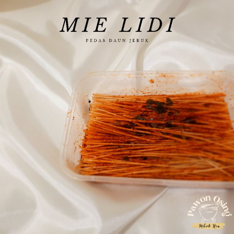 

Mie Lidi Pedas Daun Jeruk