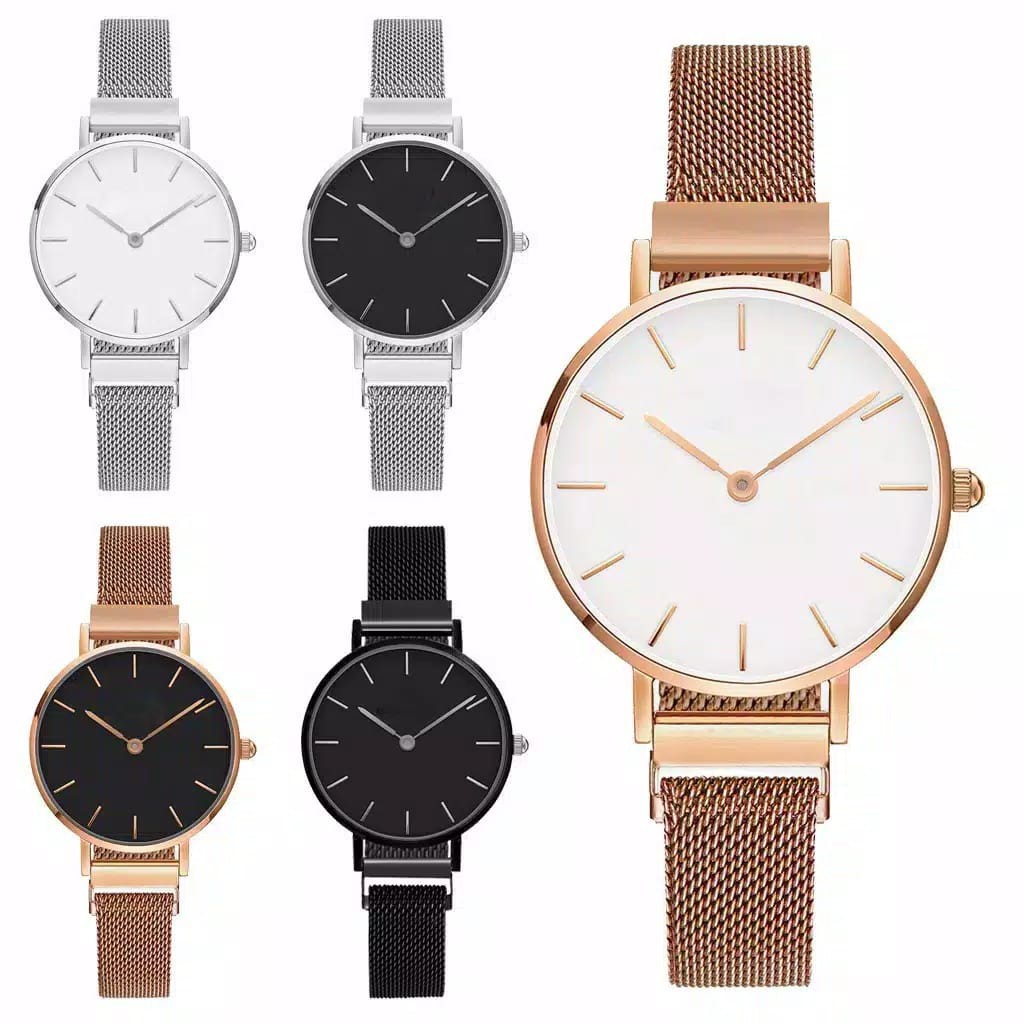 Jam Tangan Wanita Korea DWE Classic Strap Magnetik